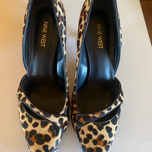 Nine West Genuine Calf Hair Pumps Size 8.5 with 3” Heel. Excellent Condition! - Picture 5 of 5
